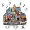 Moments in Time 14.8" Animated Tiered Village Town Centerpiece Décor